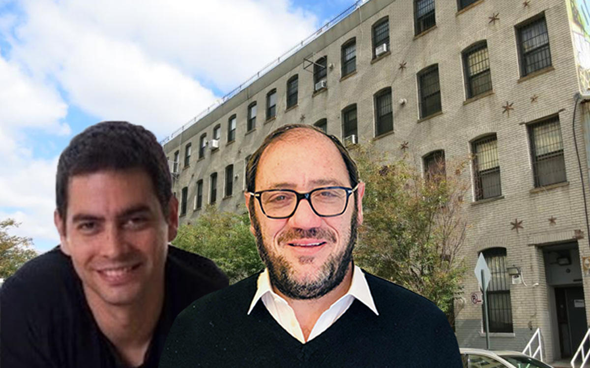 From left to right: Ran Eliasaf, Joe Tabak, and 141 Spencer Street (Credit: YJP Real Estate)