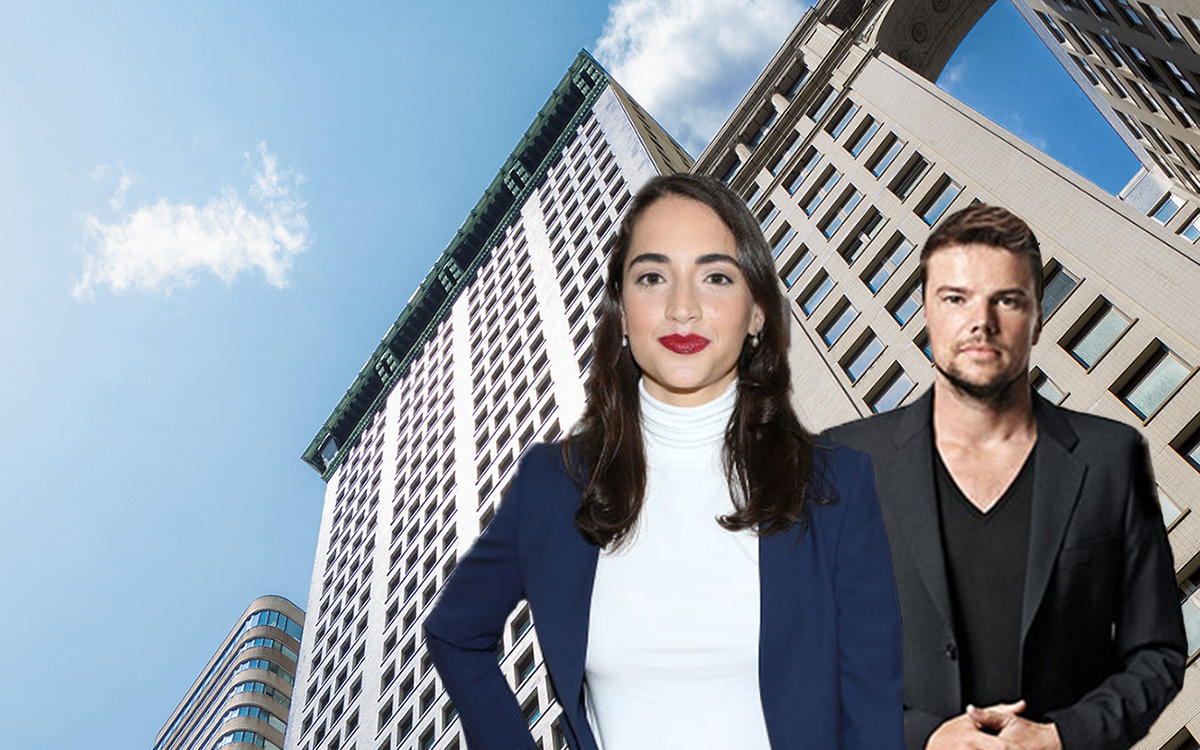 Marcela Sapone, Bjarke Ingels, and 61 Broadway (Credot: Getty Images and RXR Realty)