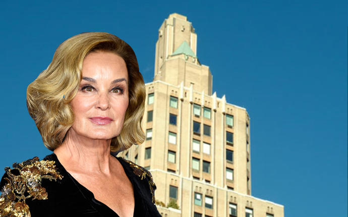 Jessica Lange and 1 Fifth Avenue (Credit: Getty Images)