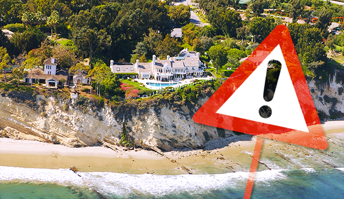 Barbara Streisand's famous cliffside estate in Malibu (Credit: Pixabay)
