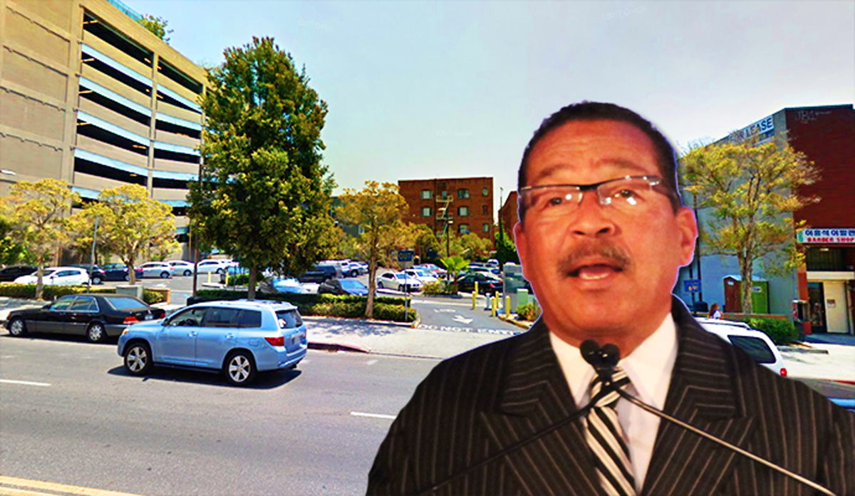 City Council Speaker Herb Wesson and the city's Vermont Avenue site