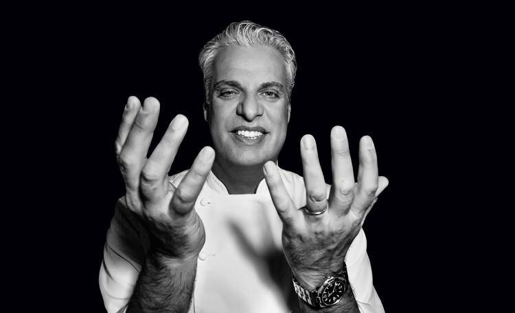 Chef Eric Ripert was photographed in the kitchen at Le Bernardin in late March.