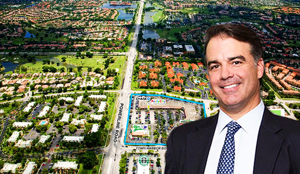 Palms Plaza and Ben Doherty (Credit: NADG and Crow Holdings Capital)