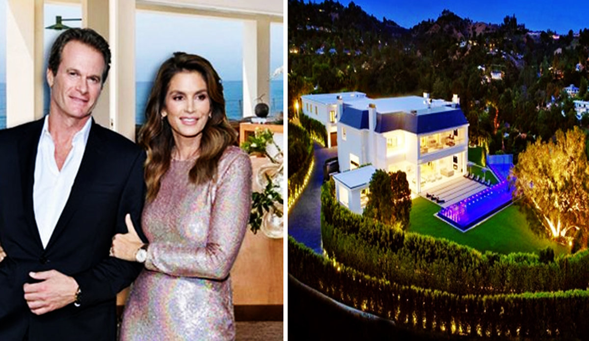 Malibu home with Rande Gerber and Cindy Crawford, and Gala Asher's spec home on Wallingford Drive in Beverly Hills (Credit: (MLS/Getty)