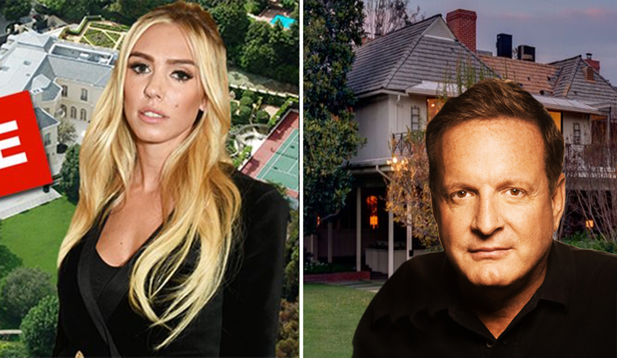 Petra Ecclestone Stunt and the Spelling mansion, Ron Burkle and the home (Credit: Wikipedia Commons, Getty, EGP Imaging)