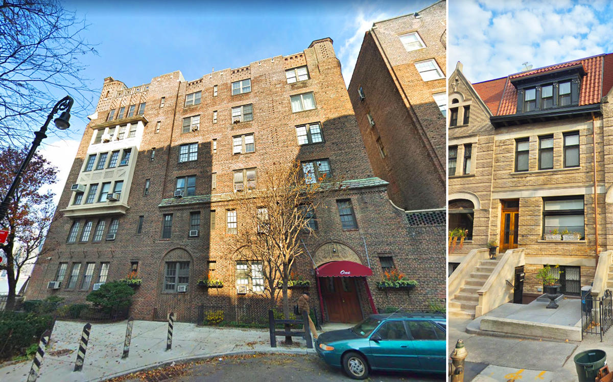 1 Grace Court and 507 4th Street in Brooklyn (Credit: Google Maps)