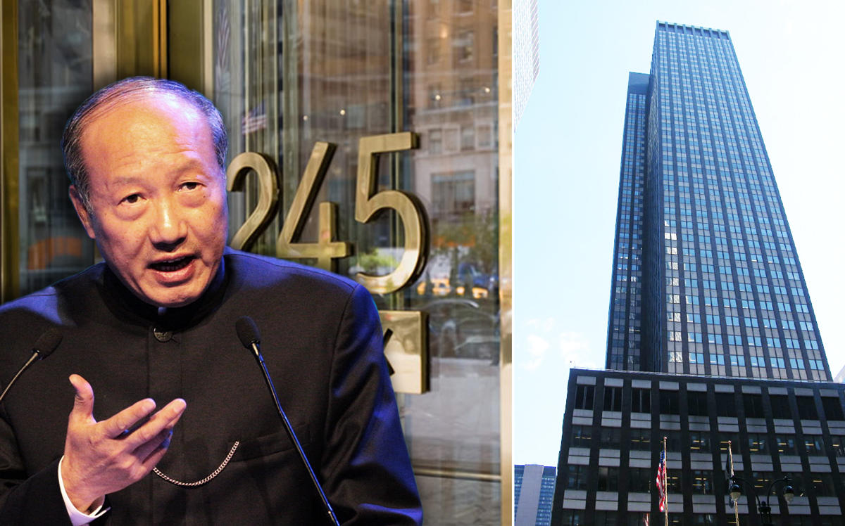 Chen Feng and 245 Park Avenue (Credit: World Travel and Tourism Council via Flickr, 245 Park Ave, and Wikipedia)