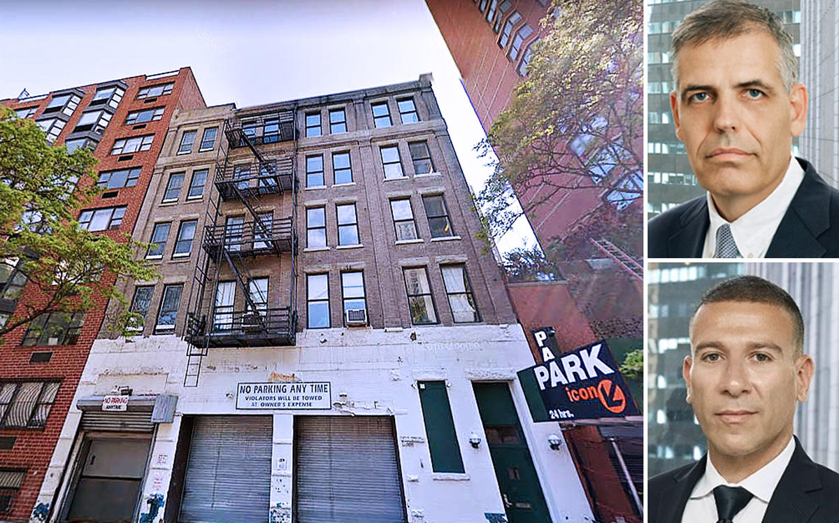 Clockwise from left: 427-East 90th Street, Yehuda Mor, and Lior Carucci (Credit: CityRealty and Minrav)