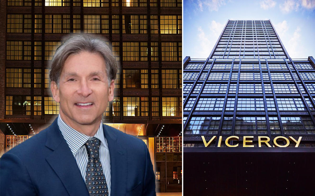 Arden CEO Craig Spencer and Viceroy Hotel at 120 West 57th Street (Credit: The Arden Group, Viceroy Hotel and Resorts, and Booking)