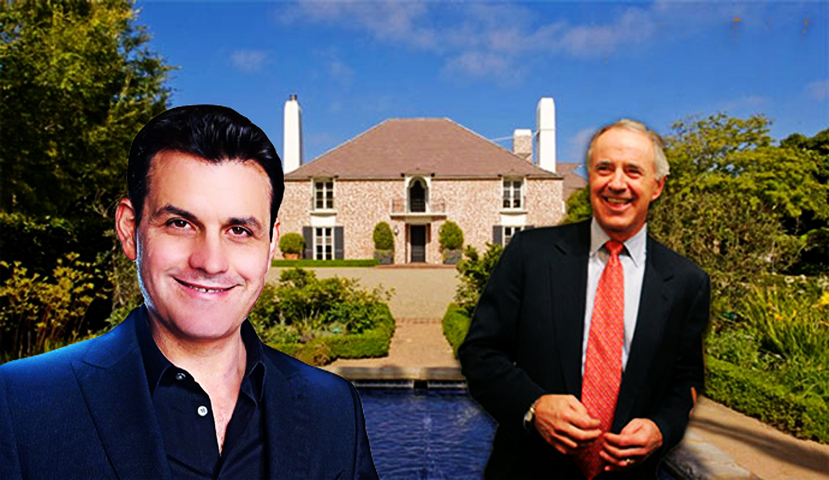 Kurt Rappaport and Frank Biondi with the Brentwood Estate (Credit: Getty)