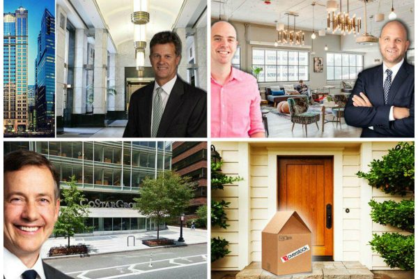<em>Clockwise from top left: Cushman &amp; Wakefield aims for $750 million IPO, WeWork launching real estate advisory, Overstock.com launching real estate platform, and CoStar's net income nearly doubles in the second quarter.</em>