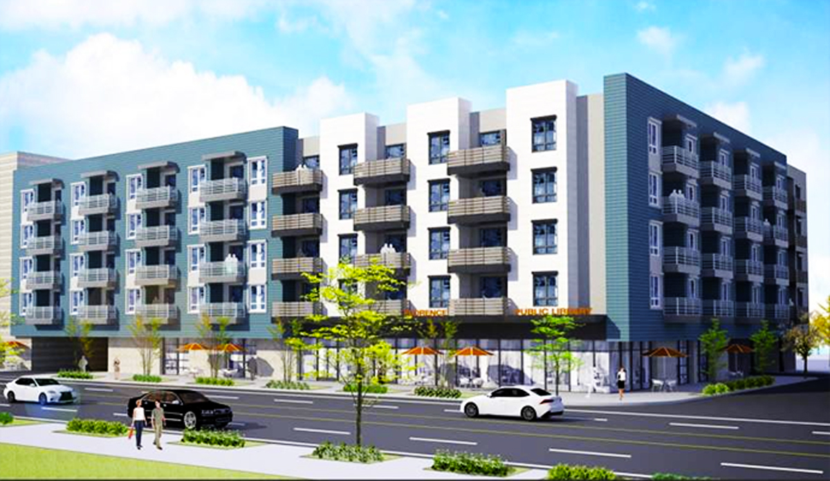 Rendering of the Florence Apartments (Credit: LA County Board of Supervisors)
