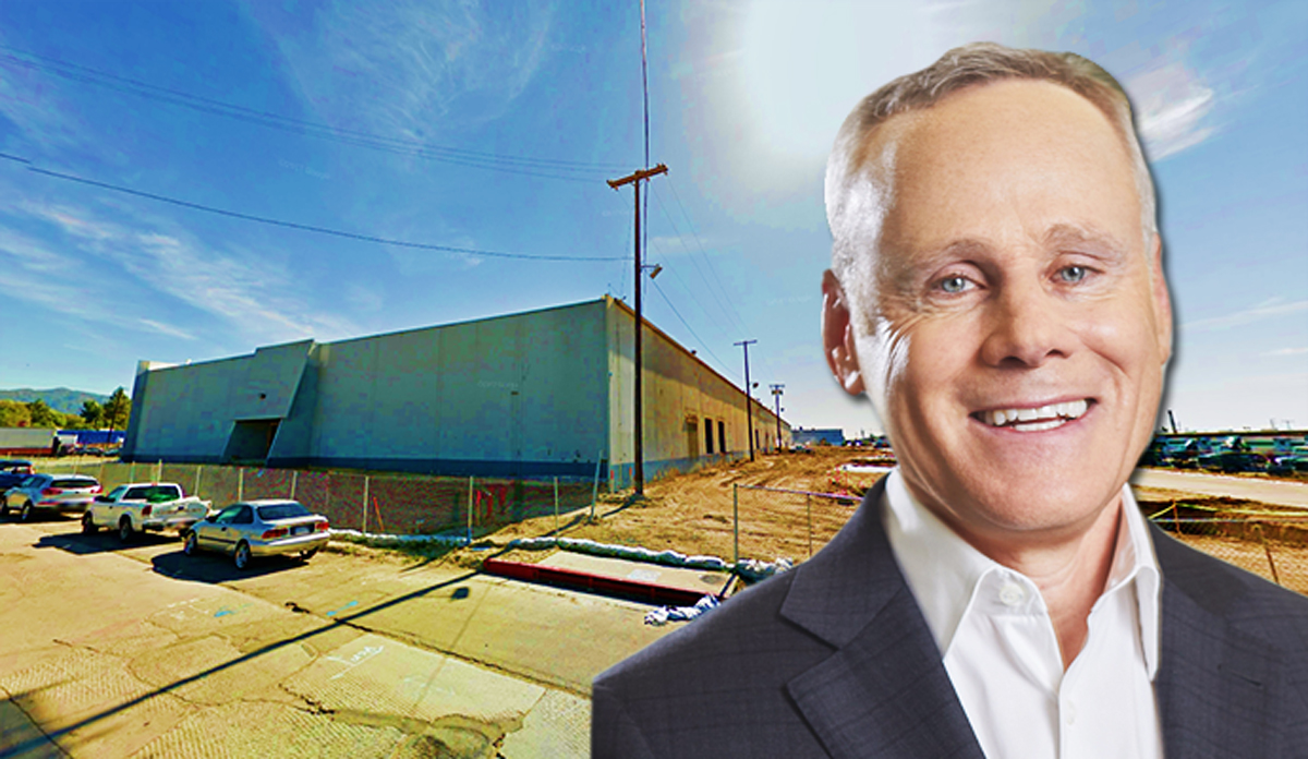 Rexford's new property on Montague Street in Pacoima and Howard Schwimmer, co-chief executive