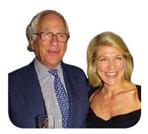 Sir Evelyn De Rothschild and Lynn Forester