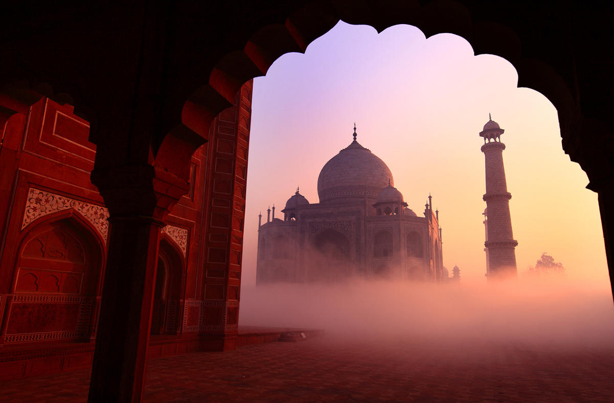 The Taj Mahal in India (Credit: iStock)