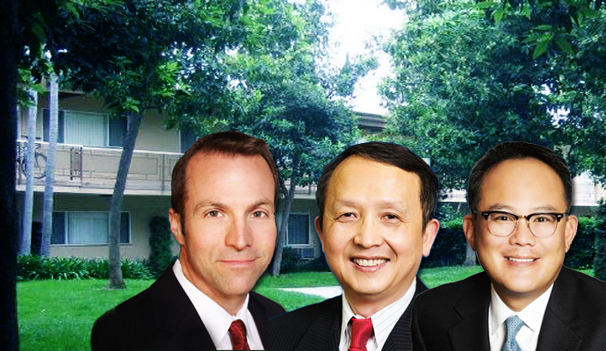 Bascom group execs Jerome Fink, Derek Chen, David Kim and the property