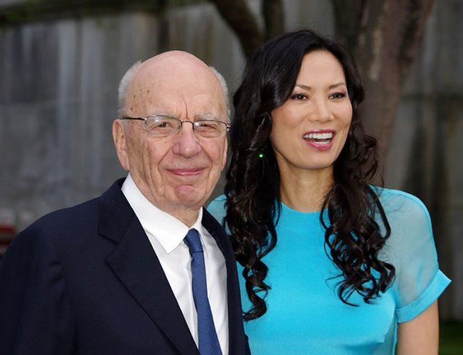 Rupert Murdoch and Wendi Deng in 2011