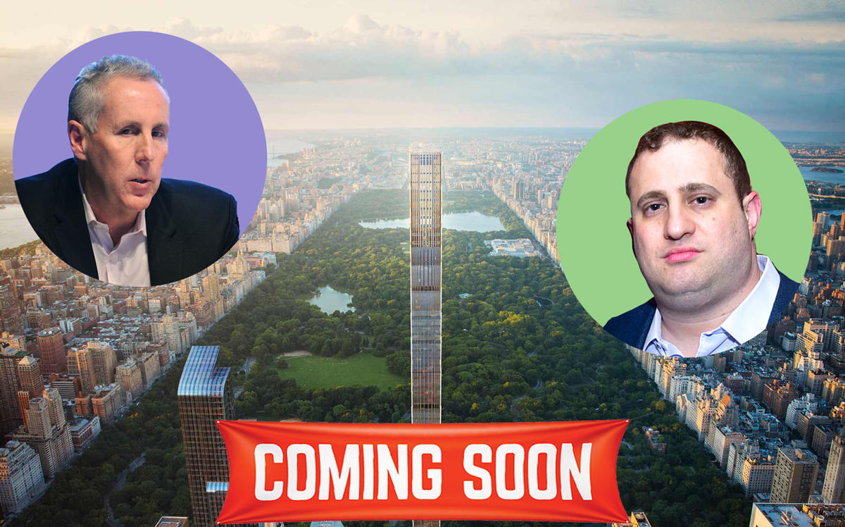 Kevin Maloney (purple), Michael Stern (green), and 111 West 57th Street (Credit: Getty Images, 111w57, and iStock)