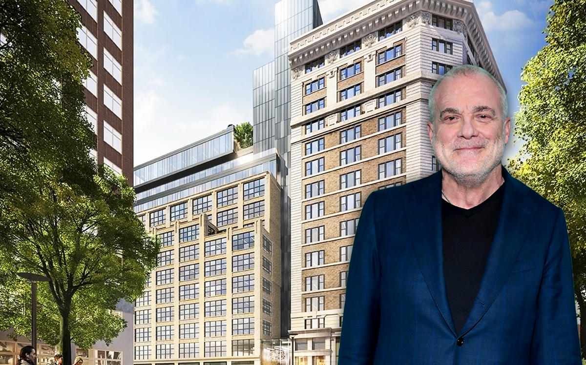 161 Sixth Avenue and Aetna CEO Mark Bertolini (Credit: One Soho Square and Getty Images)