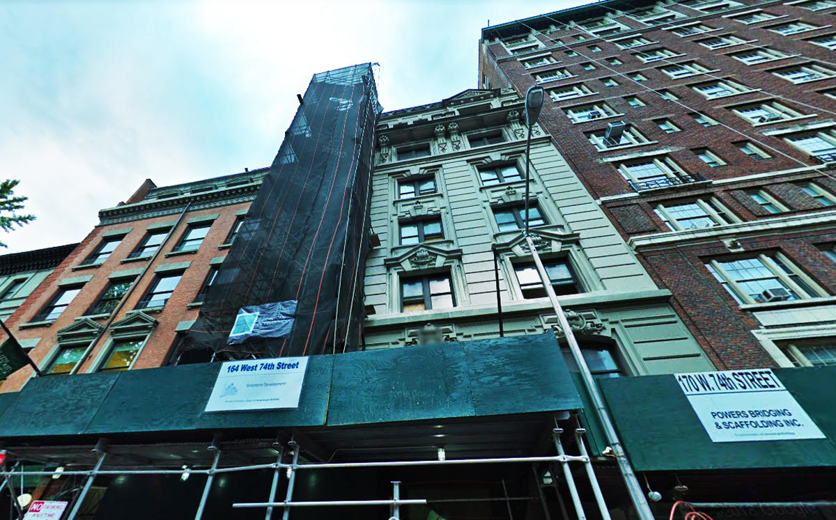 164 West 74th Street (Credit: Google Maps)