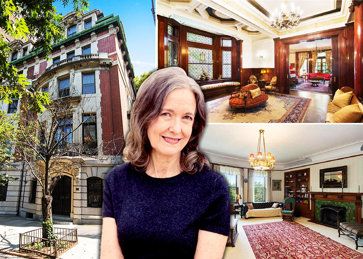 Helen LaKelly Hunt and images of 352 Riverside Drive (Credit: Harville &amp; Helen and Corcoran)