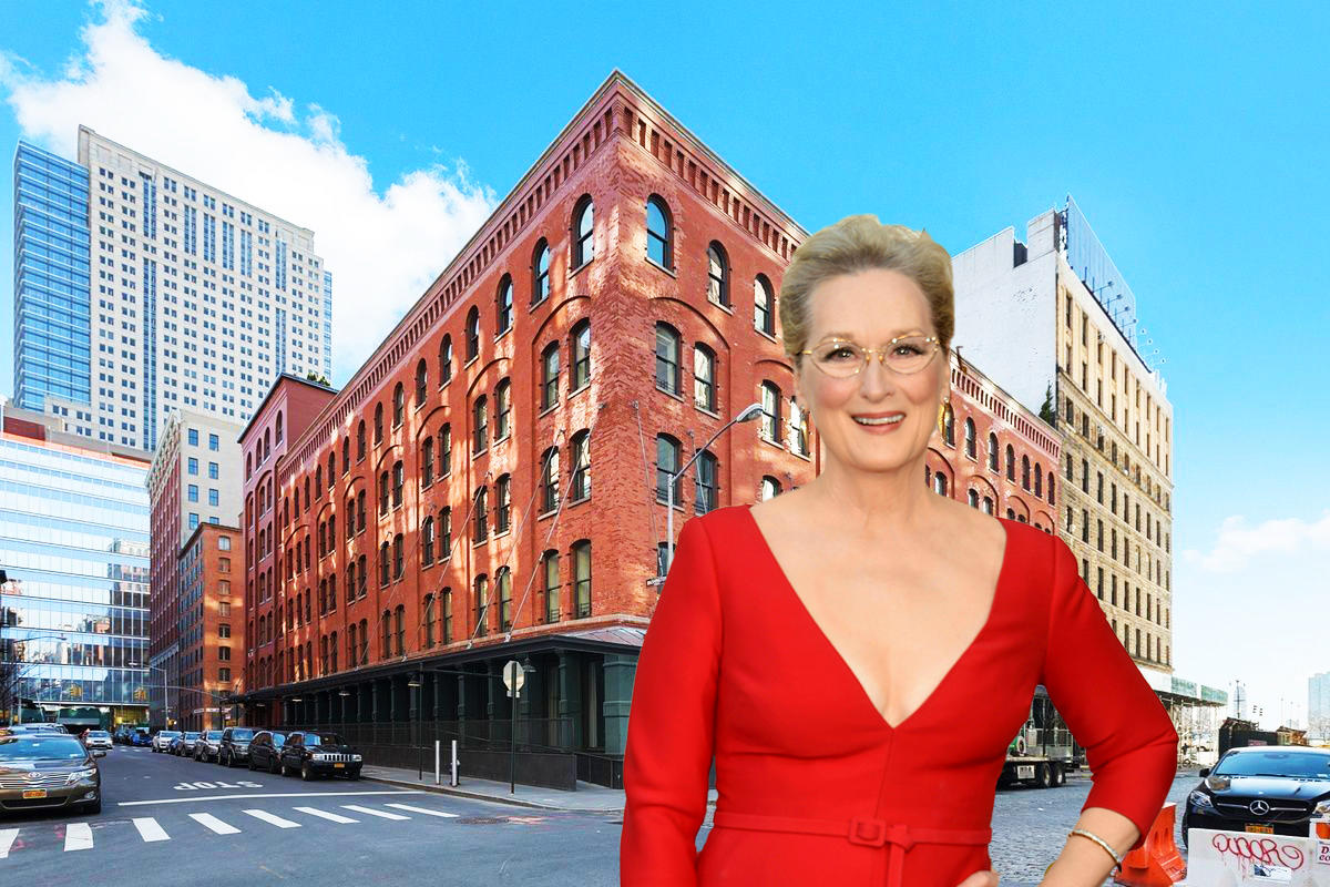 Meryl Streep and River Lofts at 92 Laight Street (Credit: Getty Images)