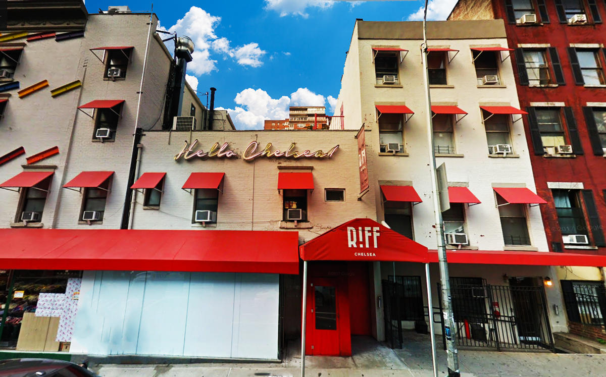Chelsea Riff Hotel at 300 West 30th Street (Credit: Google Maps)
