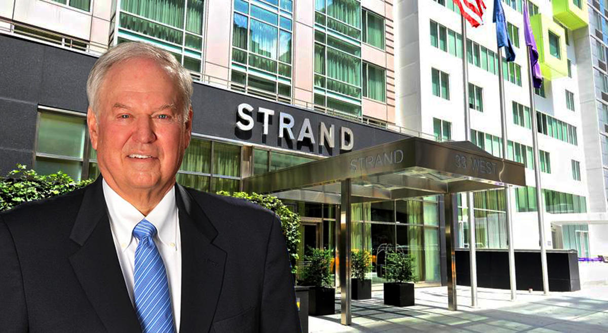 Stephen Weisz and The Strand Hotel at 33 West 37th Street (Credit: Marriott Vacations Worldwide and Loving New York)