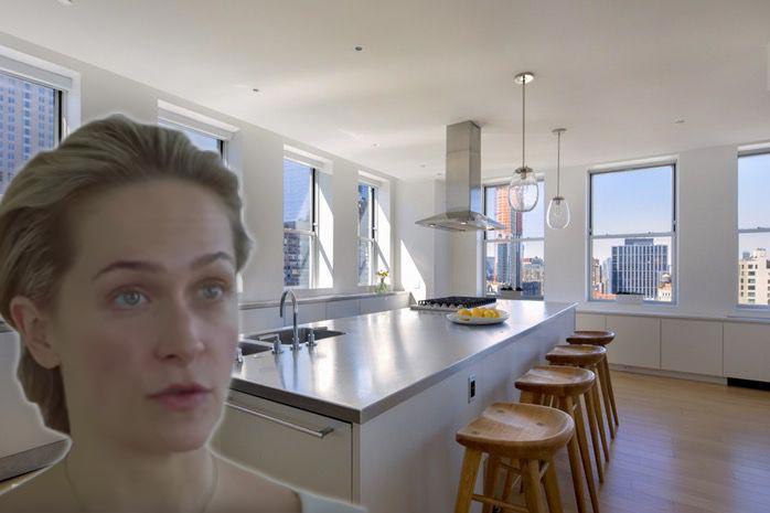 Tayrn Toomey and her apartment (credit: Brown Harris Stevens and YouTube)