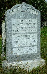 Trump gravestone (Image Credit : Judy B via Find A Grave)