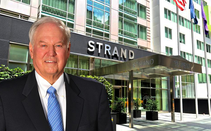 Stephen Weisz and The Strand Hotel at 33 West 37th Street (Credit: Marriott Vacations Worldwide and Loving New York)