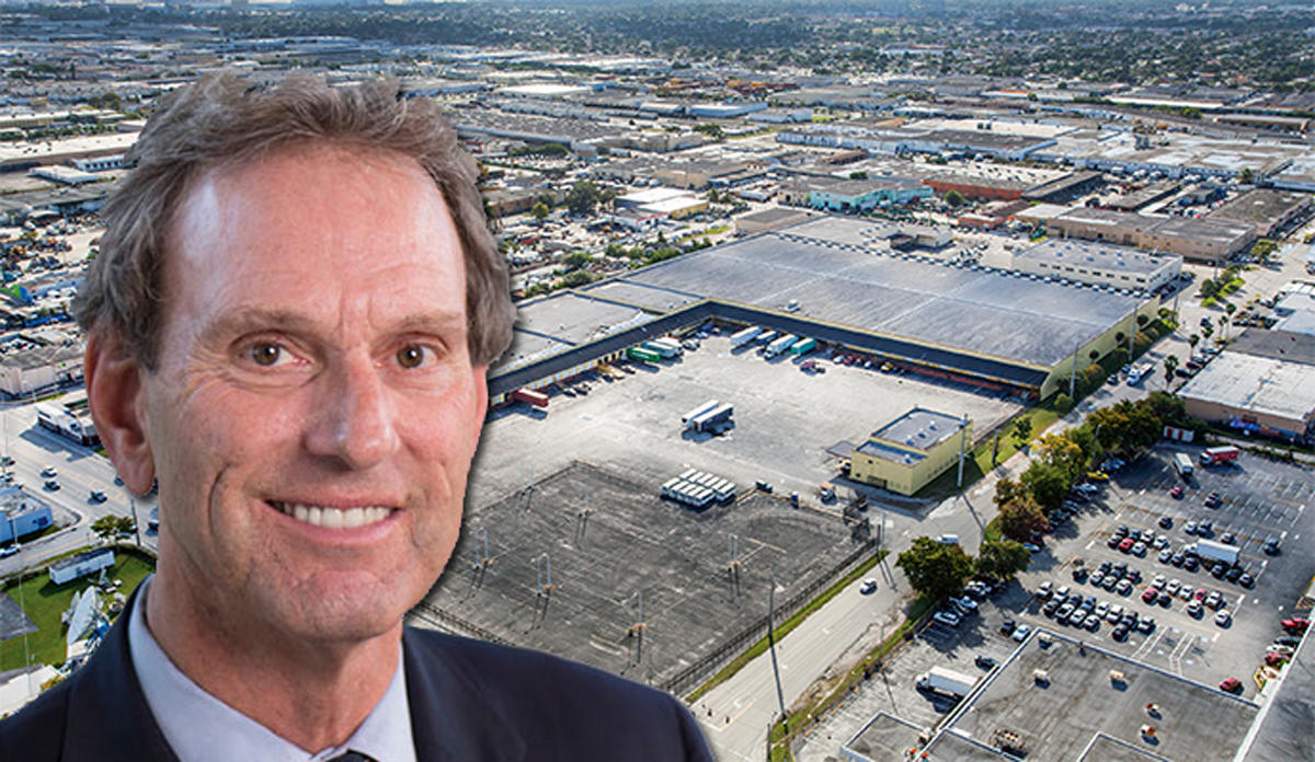 Airport East Distribution Center and Robert Chapman, CEO of CenterPoint