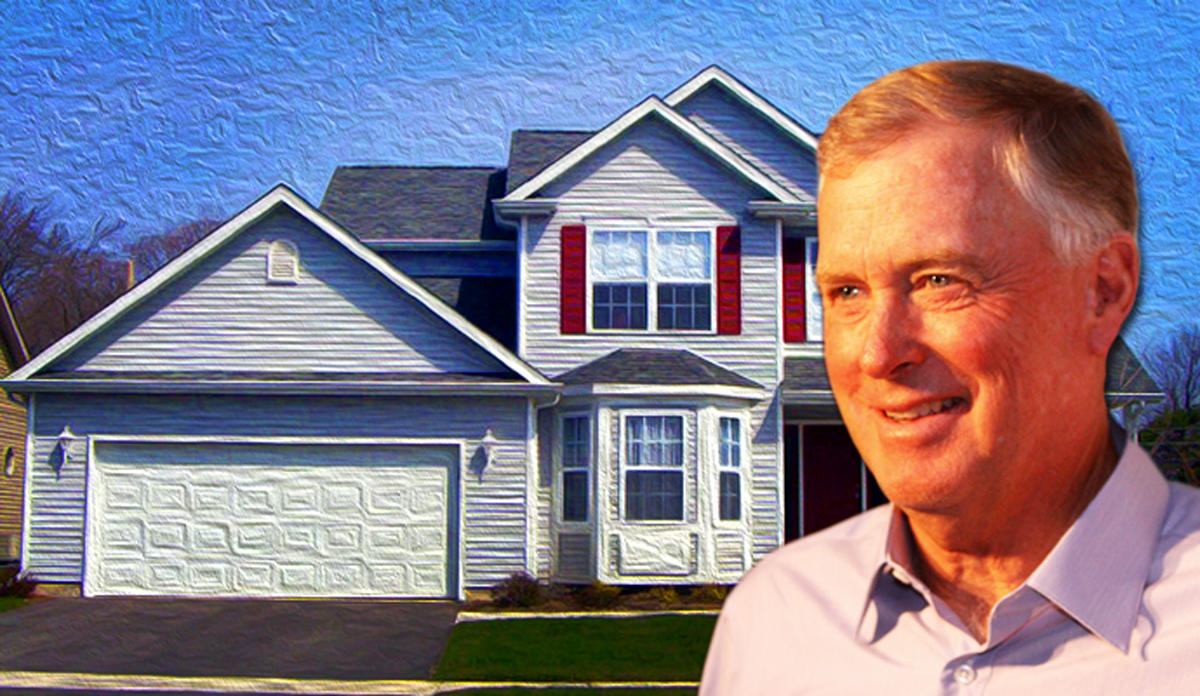 Cerberus Capital chairman and former U.S. Vice President Dan Quayle and a single-family home (Credit: Gage Skidmore via Flickr, Wikimedia Commons)