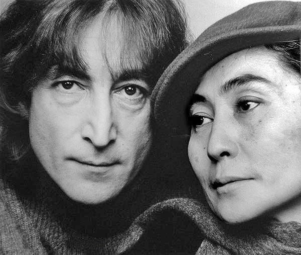 John Lennon and Yoko Ono (credit: Jack Mitchell via Wikipedia)