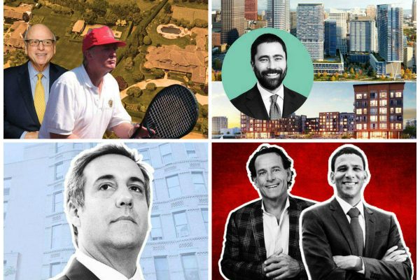 <em>Clockwise from top left: Trump isn’t happy that his Federal Reserve chair has raised interest rates, Lendlease launches $2B multifamily fund, Compass plans to acquire San Francisco-based Pacific Union, and Michael Cohen sells stakes in Manhattan apartment buildings.</em>