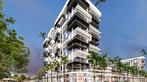 Rendering of 315-unit apartment building that Park Road Redevelopment LLC would build at 1600 S. Park Road in Hollywood (Credit: South Florida Business Journal)