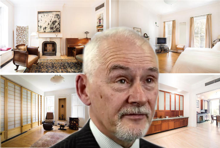 Jon Moynihan and his home at 483 West 22nd Street (credit: YouTube and Vandenberg)
