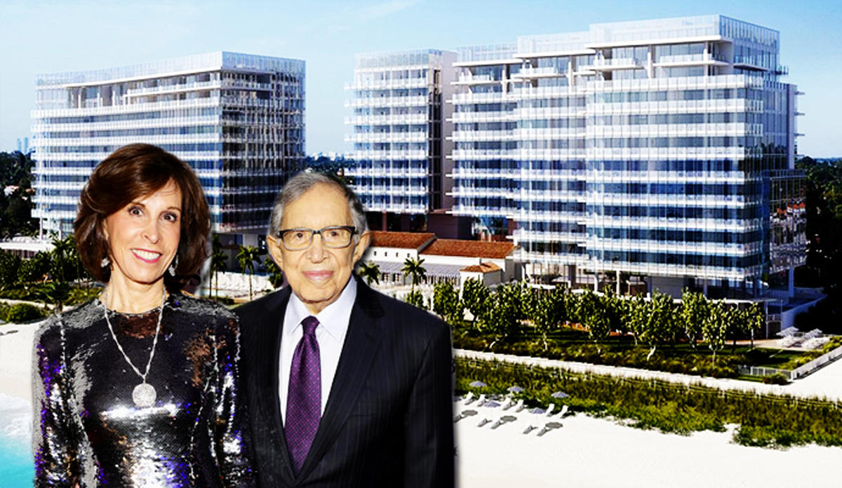 photo of Beth and Ronald Dozoretz and Four Seasons Residences at the Surf Club