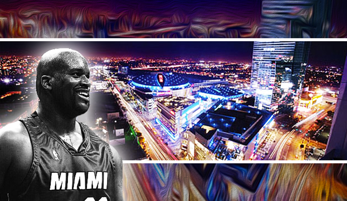 Shaquille O'Neal and LA Live