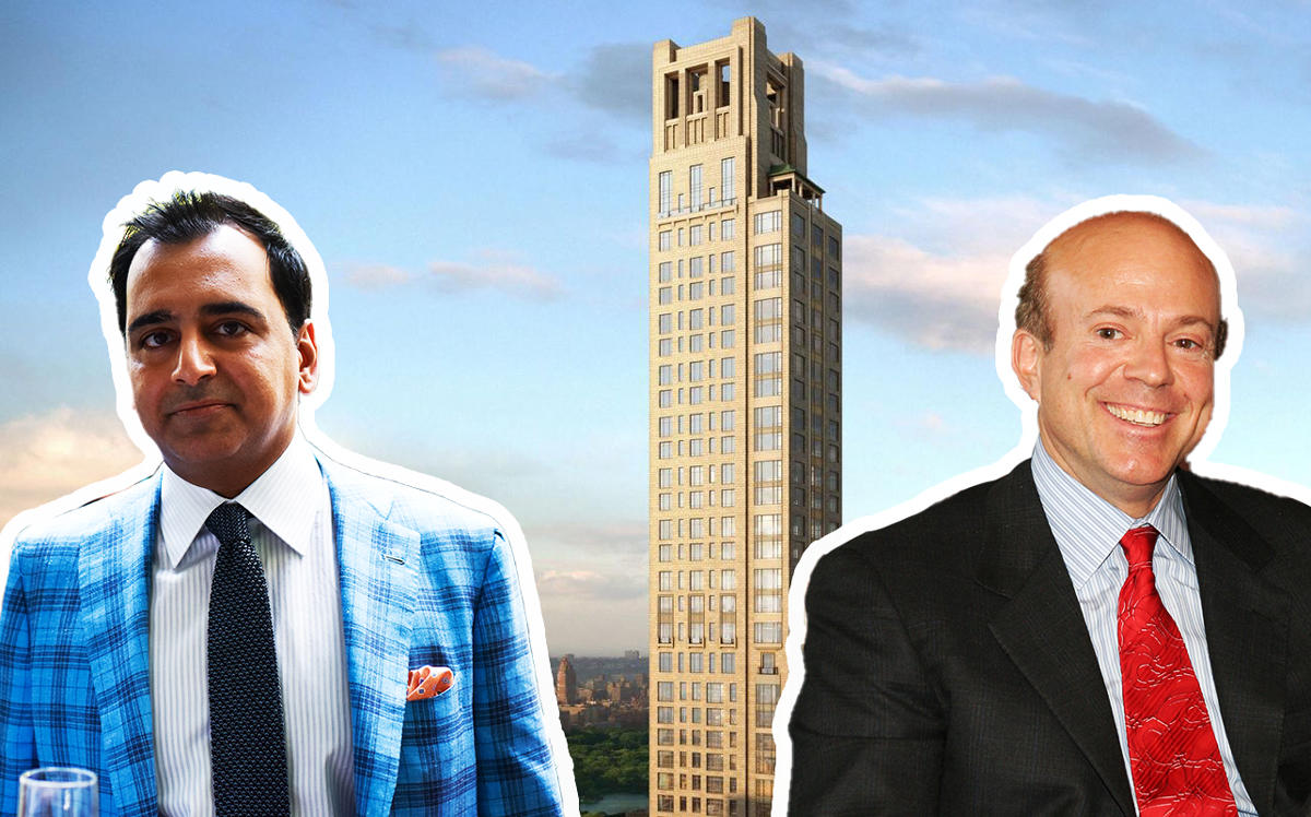 From left: Jay Kurani, 520 Park Avenue, and developer Arthur Zeckendorf (Credit: Getty Images and 520 Park Avenue)