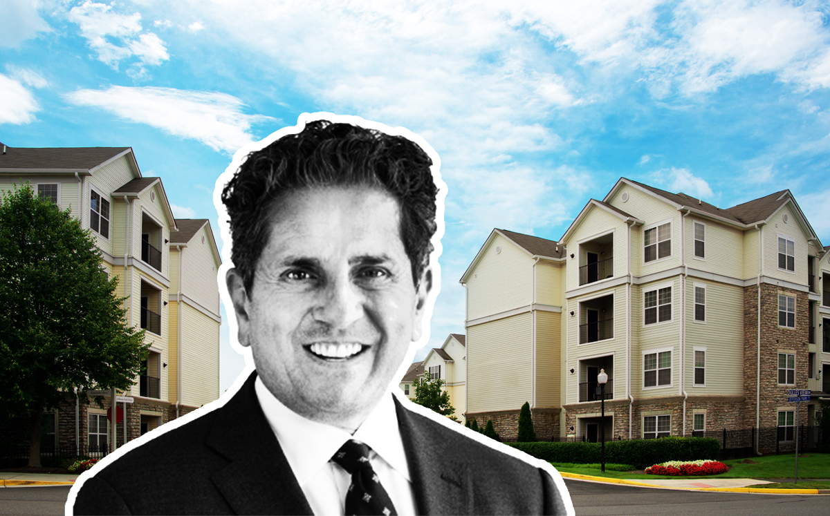 Mesirow Financial CEO Dominick Mondi and generic multifamily homes (Credit: Mesirow Financial and iStock)