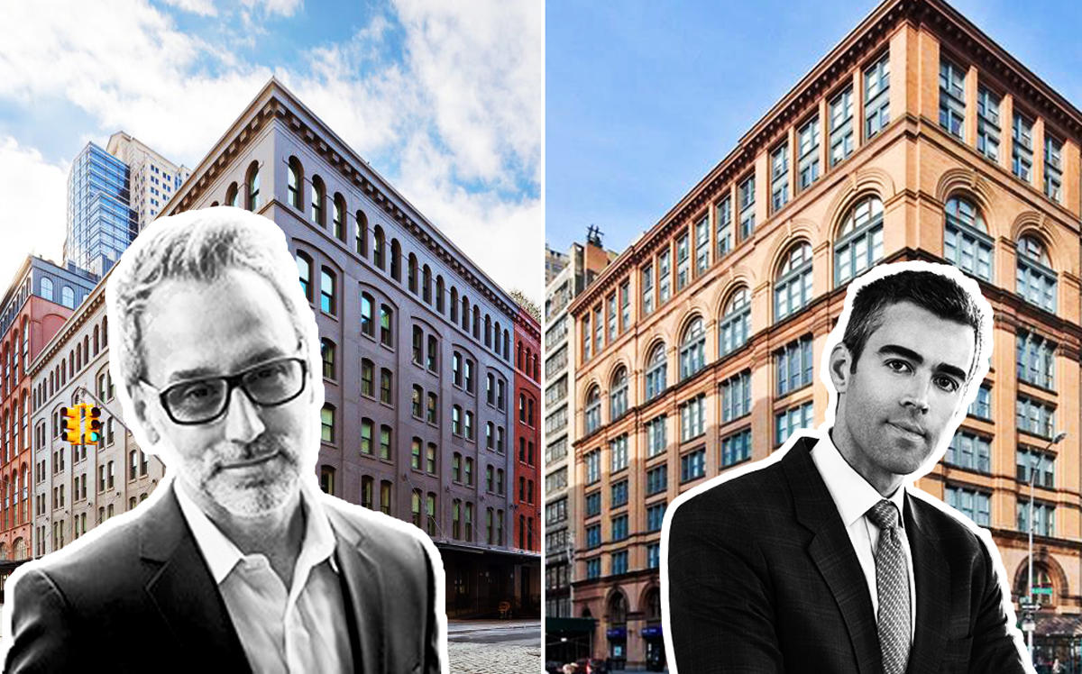 From left: 71 Laight Street, Leonard Steinberg, 51 Astor Place, and Noble Black (Credit: Douglas Elliman)