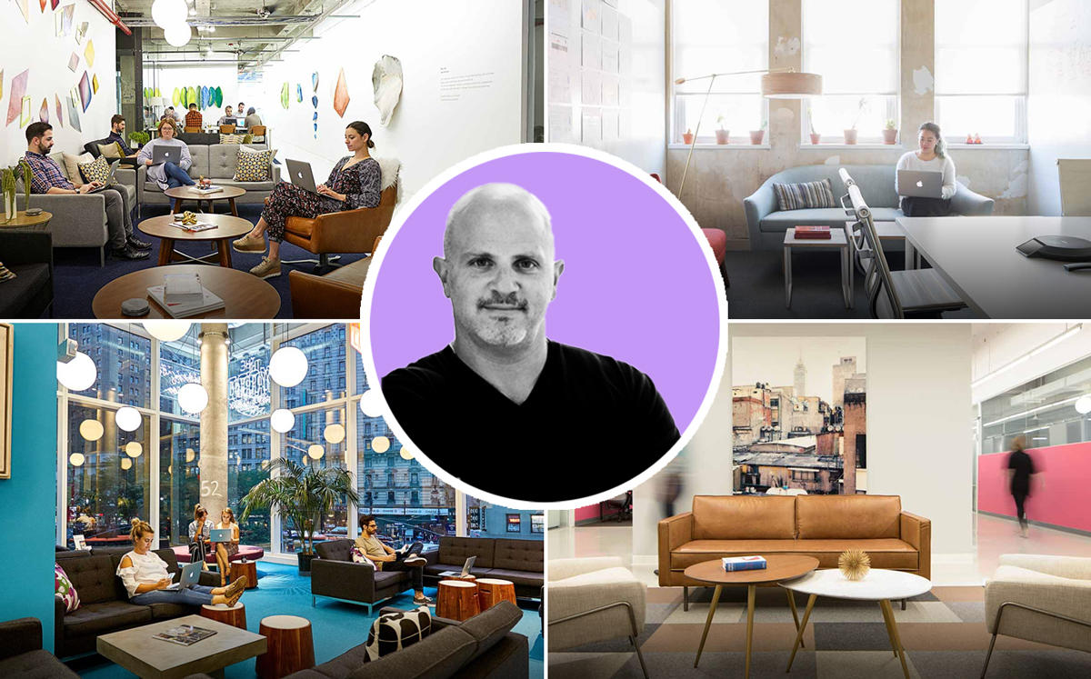 The Yards co-working spaces in New York and CEO Morris Levy (Credit: The Yards)