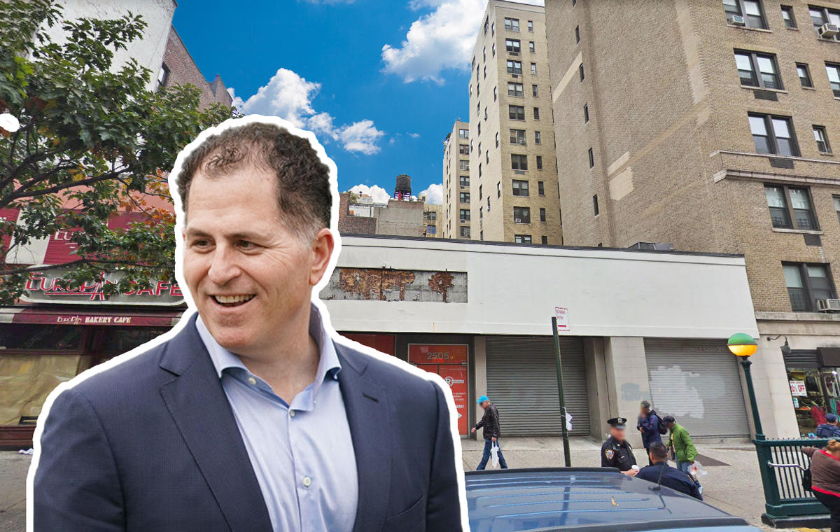 Michael Dell and 2503-2509 Broadway (Credit: Getty Images and Google Maps)