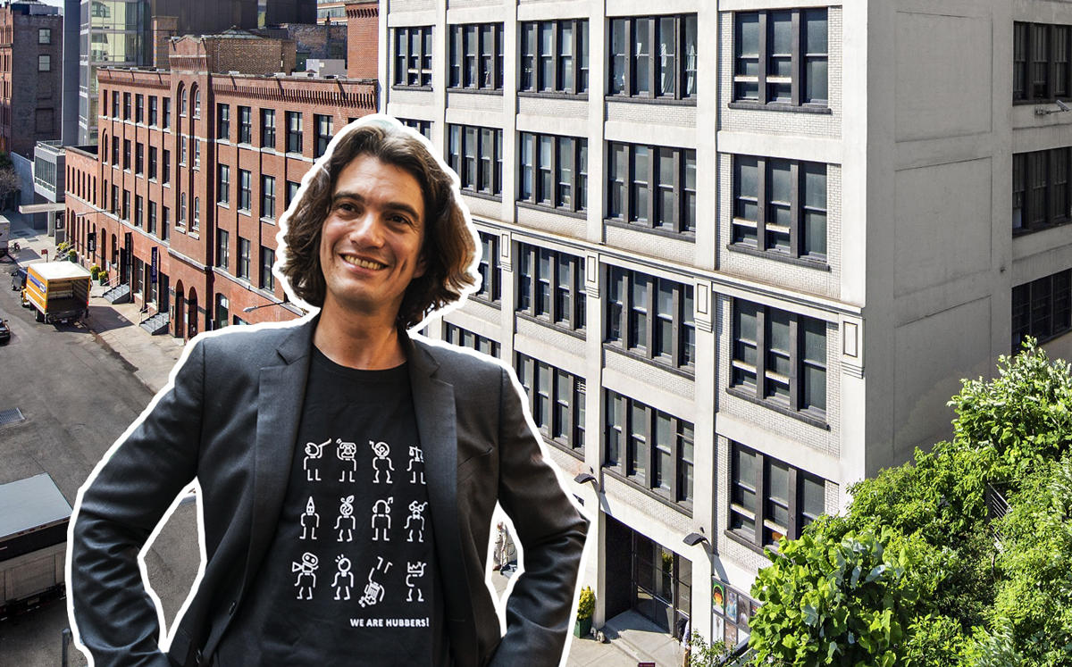 Adam Neumann and 511 West 25th Street (Credit: L&amp;L Holding Company)