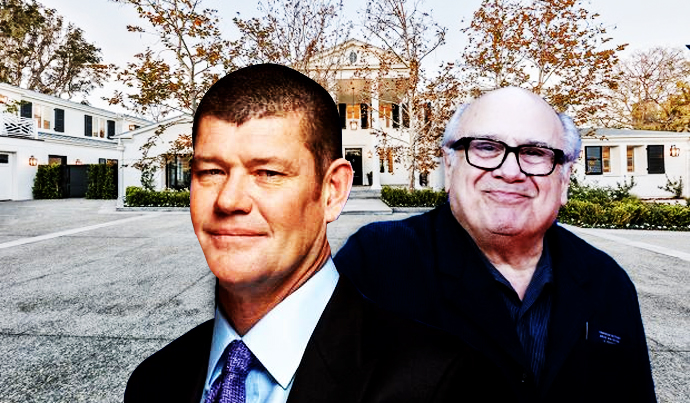 James Packer purchased the house Danny DeVito lived in for about $60 million (Credit: Forbes via Business Inside)