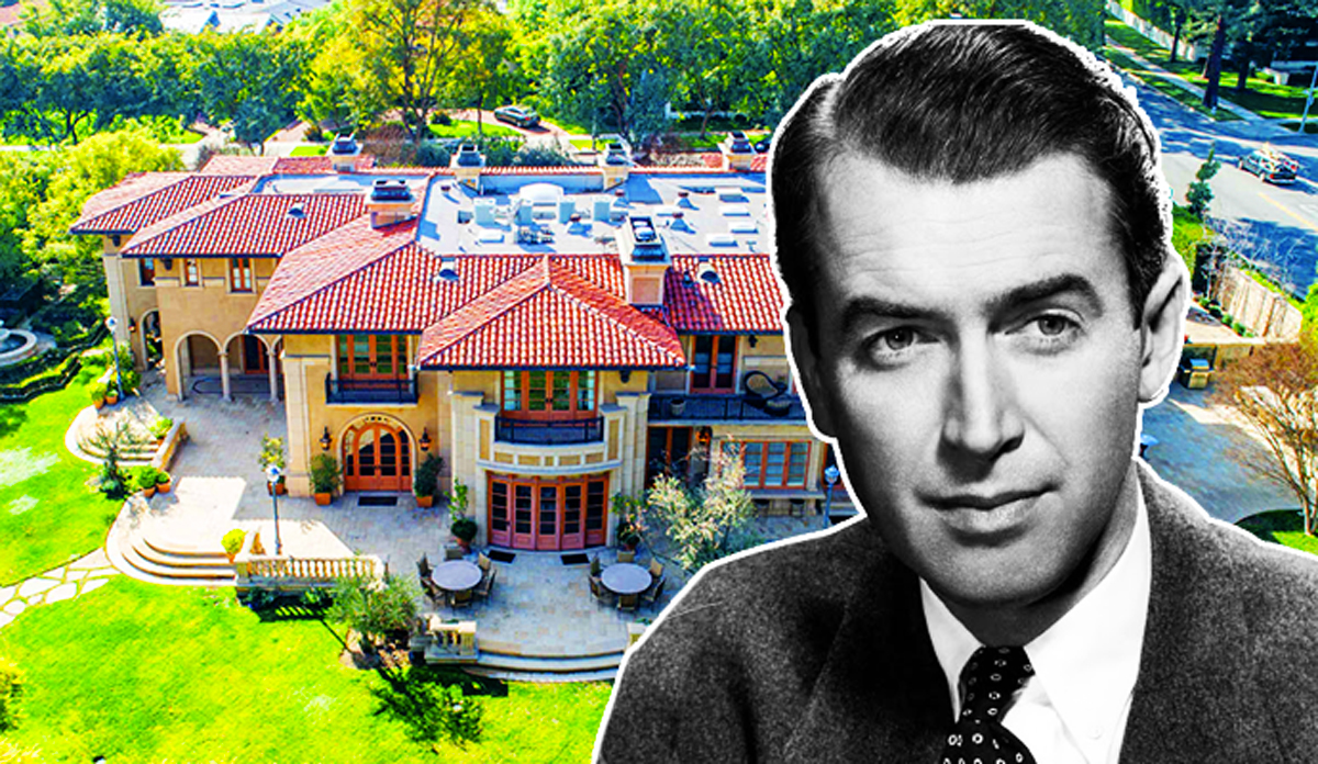 Legendary actor Jimmy Stewart lived at 918 N. Roxbury Drive for almost 50 years. The current 15,300-square-foot villa was built in 2000 (Credit: The Agency)
