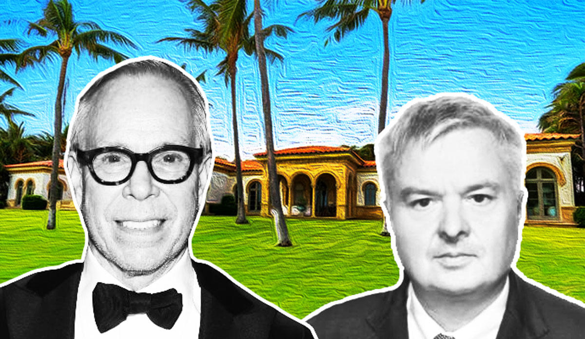 Tommy Hilfiger, Vladimir Stolyarenko and the property (Credit: Getty Images)