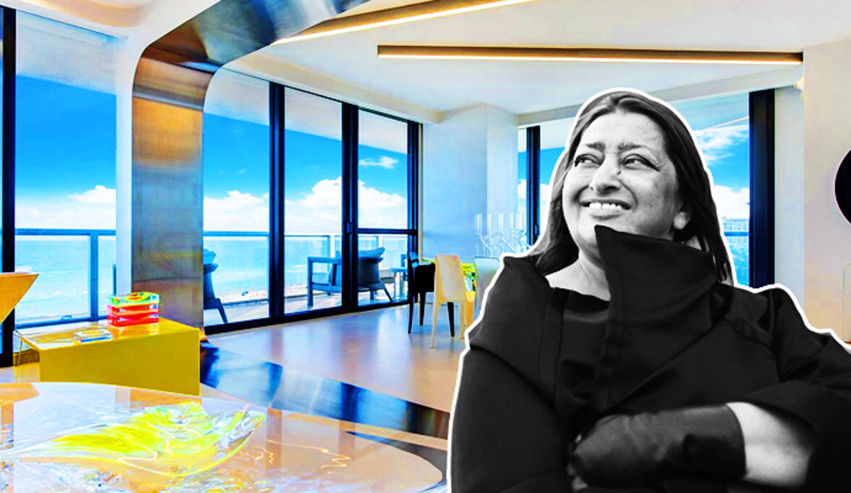 Zaha Hadid with unit (Credit: Getty Images)
