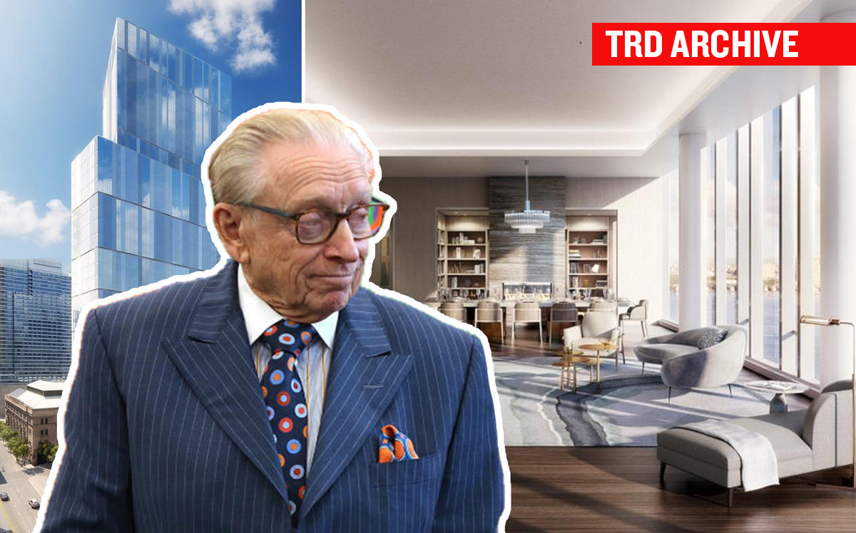 Larry Silverstein and 1 West End Avenue (Credit: Getty Images and Corcoran)